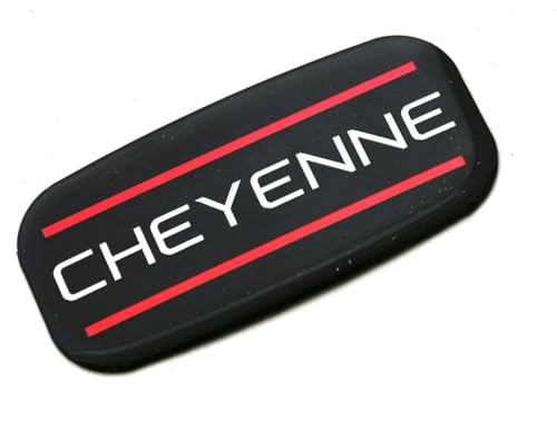 Image of 2pcs Side Roof Pillar Cab Emblem Badge 3D Nameplate Replacement for 88-07 Cheyenne 15036138 (Red)