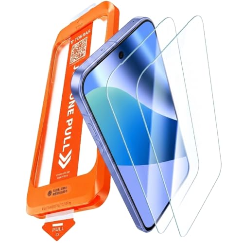 TORRAS For Google Pixel 10a �K���X�t�B���� �y�w��F�ؑΉ��z�q��F���K���X ���蕂���[�� 10H+�d�x �ČRMIL�K�i �S�ʕی� �^�b�`���x���� �ɍ׃x�[���Ή� ���E���h�G�b�W ���ȒP�\��t�� �����v��(Just One Pul