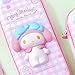 MEADOW Kawaii Pencil Case, Squishy Cute Anime Cosmetic Bag Pouch (Pink)