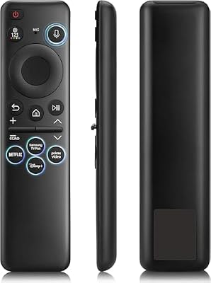 Voice Remote Replacement Control Compatible with Samsung Smart TV for 2019-2025 Crystal UHD QLED Frame NEO Models (BN59-1432A)