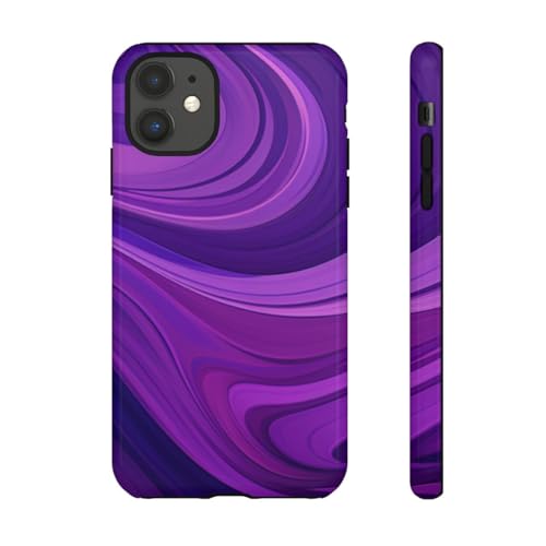 Coque iPhone 11 vague violette brillante pour sublimer vos tenues au quotidien
