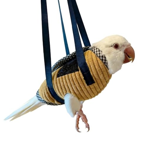DRESSO Portable Bird Carrier Bag, Escape Resistant Parrot Carrier Bag Harness for Small Medium Parrots, Cockatiel,Green-cheeked Conure, Random Color