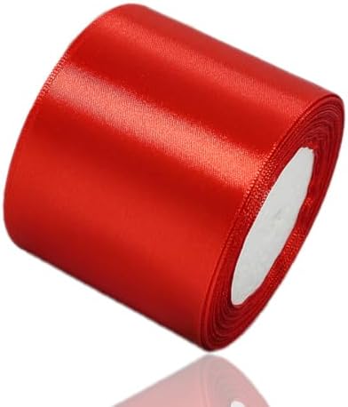 Rose Gold Satin Ribbon 25mm, 23 Meters Solid Colors Fabric Ribbon for Crafting, Gift Wrapping, Balloons, DIY Sewing Project, Hair Bows and Cake Decoration