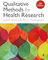 Amazon.com: Qualitative Methods for Health Research