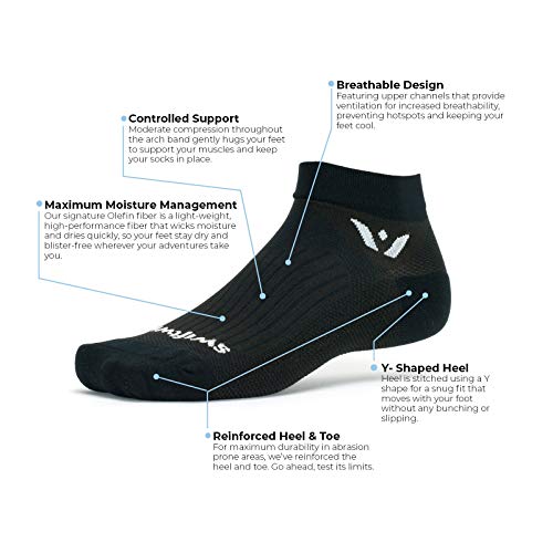 Swiftwick- PERFORMANCE ONE (1-3 Pairs) Golf & Running Socks3
