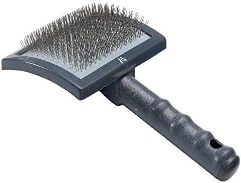 Escova Slicker Curvada para Cães com Pinos de Aço Inoxidável Millers Forge – Tamanho Grande