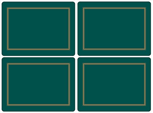 Sets de table antichoc Pimpernel émeraude pour protéger vos meubles - 2