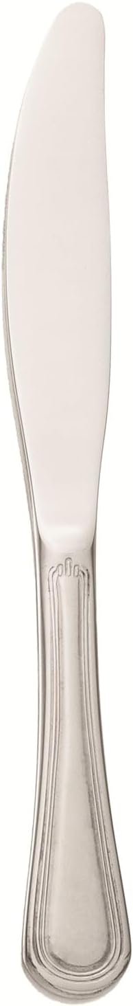 World Tableware 160 5921 Med. Wt. Geneva 8-7/8" Dessert Knife - Dozen