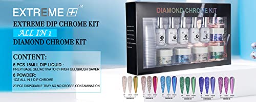 EXTREME+ Diamond Chrome Dipping Powder Kit