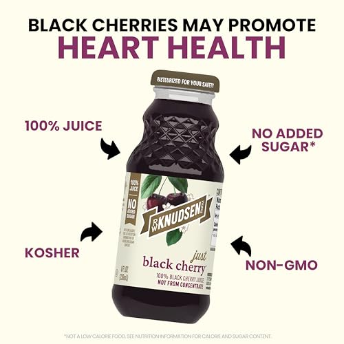 Image of R.W. Knudsen Just Black Cherry Juice, 8 fl oz (12 Pack)