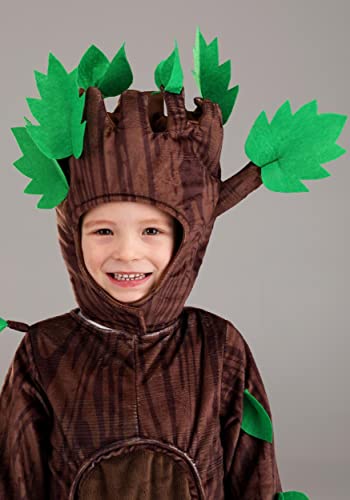 Disfraz de árbol para niños 2T con ardilla y hojas miniatura 2