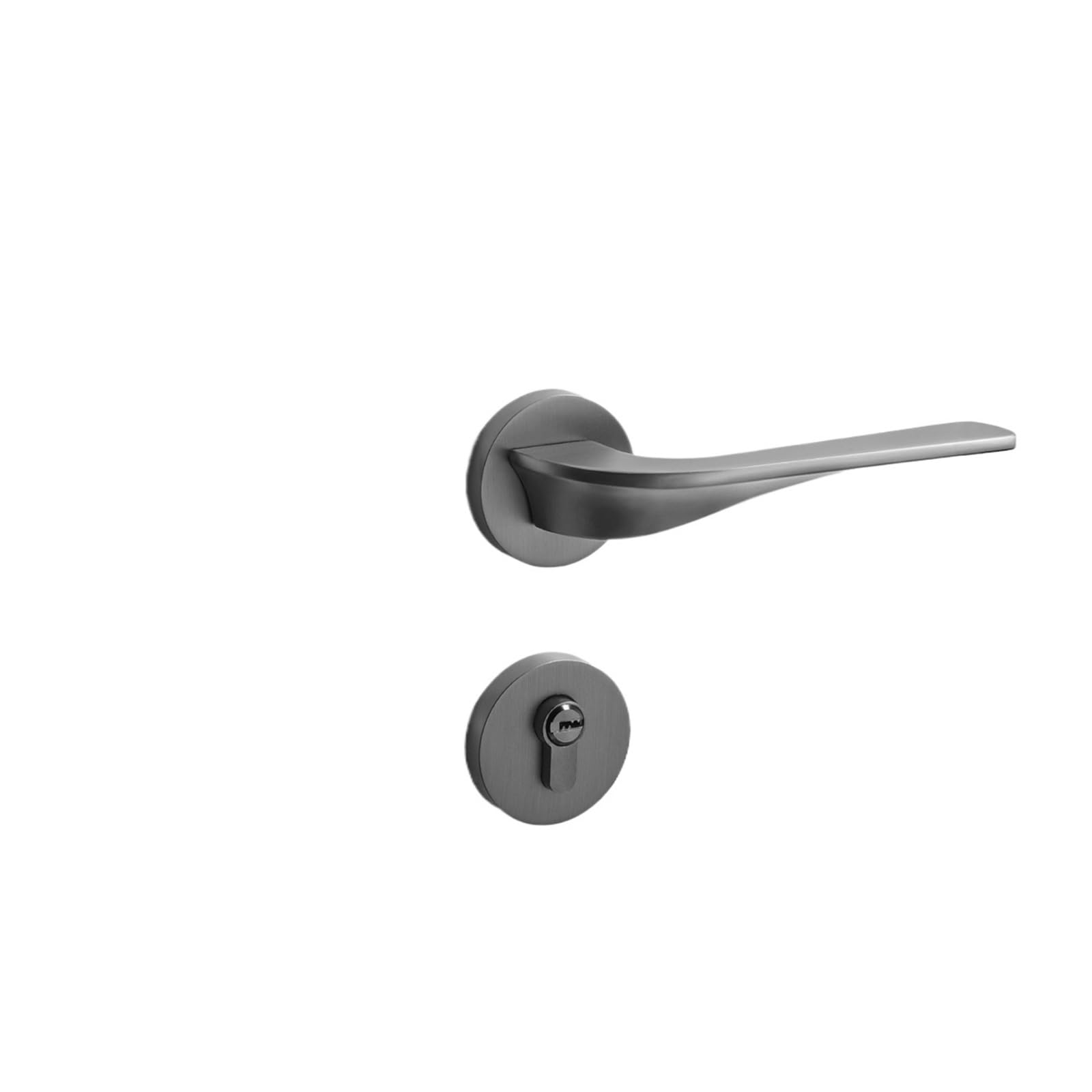 NYRXRYTCA Door Lock Indoor Bedroom Door Lock Silent Magnetic Door Lock Split Brushed Home Wooden Door Lock(Gray magnetic type)