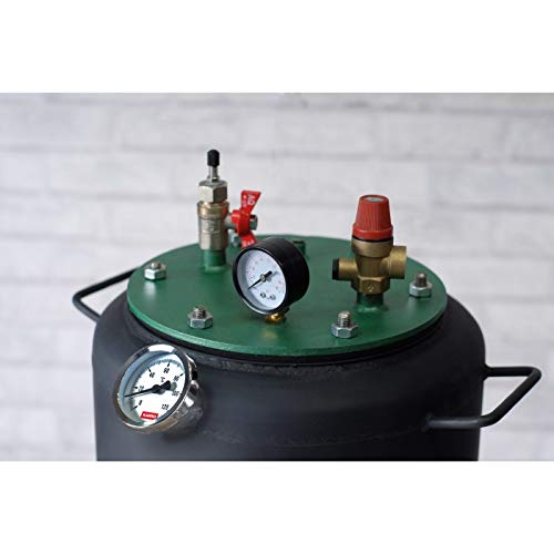 Nuevo Utekh autoclave hogar - diseñado para la conservación de productos para el hogar (8 frascos de 0,5 litros o 7 vasos de 1 litro)