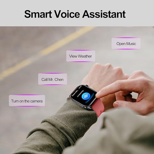 Smart Watch for Men Women, 2.04" AMOLED Color Screen, 24/7 Heart Rate, Blood Oxygen, Blood Pressure, Sleep and Stress Health Monitor, Blood and Body Composition Insights, 150 Sports Modes (Black) - Image 8