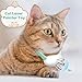 Automatic Laser Collar Cat Toy - Upgraded Laser Cat Toys, Flashing and Lasting modes, 8-12″ Bend Collar & 41°Adjust Angle free hands. Type-C USB Charge 1H and works 12H. Gifts for Ailurophile (Green)