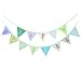 Produktbild LUOEM Kinder Geburtstag Banner Bunting Flags Wimpel Happy Birthday Party Dekoration (grün)