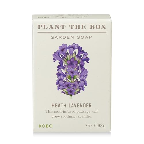 Image of KOBO Plant the Box Heath Lavender Bar Soap (7 oz)