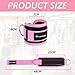 Flintronic Ankle Straps for Cable Machine, Gym Cuffs with Double Stainless Steel D-Ring, Gym Ankle Cuff with Adjustable Neoprene, Muscle Shaping for Men and Women