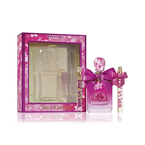 Juicy Couture Viva La Juicy Petals Please 3 Piece Fragrance Gift Set, Perfume For Women #TOP1