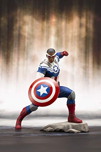 Captain america capitán américa Estatua, Multicolor, Talla única (Kotobukiya MK247)