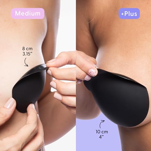 Image of NIPSKIN Nipple Covers for Women - Reusable Breast Petals - Medium & Plus Size - Bare It All Collection