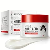 Kojic Acid Whitening Cream, Hyperpigmentation, Intimate Areas, Dark Spot, Acne, Scars, and Evens Tone, Kojic Acid Lotion