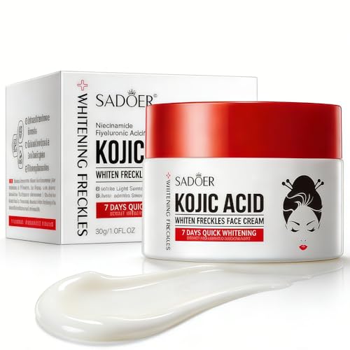 Kojic Acid Whitening Cream, Hyperpigmentation, Intimate Areas, Dark Spot, Acne, Scars, and Evens Tone, Kojic Acid Lotion