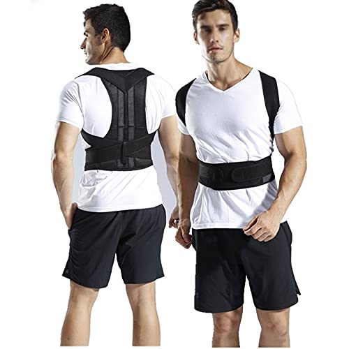 Corrector de postura y cinturón lumbar para evitar la espalda encorvada en adultos