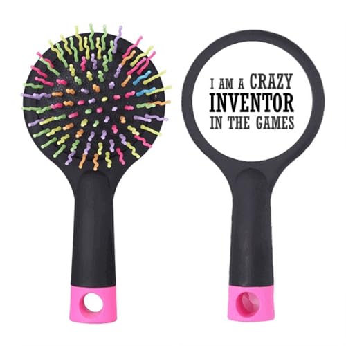Brosse à cheveux démêlante art déco chic avec coussin de mode