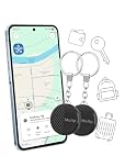 2Pack-Tracker Tag Compatibles with Samsung SmartThings APP, Keychain Samsung Tag, Reverse Phone Find, Global Tracking, Long and Replaceable Battery Life, Better Than Google Find Hub for Samsung Phones