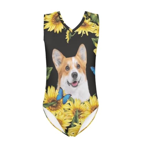 Kuiaobaty Girls One Piece Swimsuit 3-14 Cute Bathing Suit for Toddler Swimwear