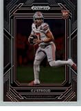 2023 Panini Prizm Draft Picks #102 C.J. Stroud Ohio State Buckeyes RC Rookie Card Official NCAA Football Card in Raw (NM or Better) Condition