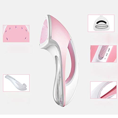 MU Ferro da Stiro Elettrico a Vapore a Vapore ad Alta Potenza Portatile Appeso a Mano Macchina da Appendere a casa Vestiti da Stiro,Rosa