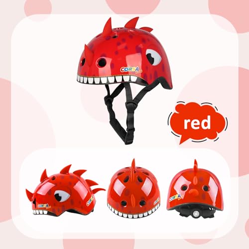 Image of Toddler Kids Bike Helmet, Adjustable and Multi-Sport, 3 Sizes for Ages 1-2-3-5-8-14 Years Child Infant Boys Girls