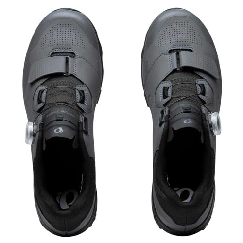 PEARL IZUMI X-Alp Summit Cycling Shoe - Men's Smoke Grey/Black, 43.0