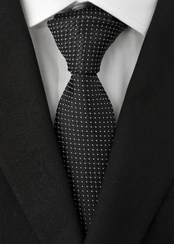 Image of Men's Necktie Classic Silk Tie Woven Jacquard Neck Ties 9 PCS