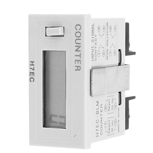 Image of H7EC-BLM Electronic Counter, Digital Electrical Counter Totalizer Without Voltage Input with 6-Digit LCD Display