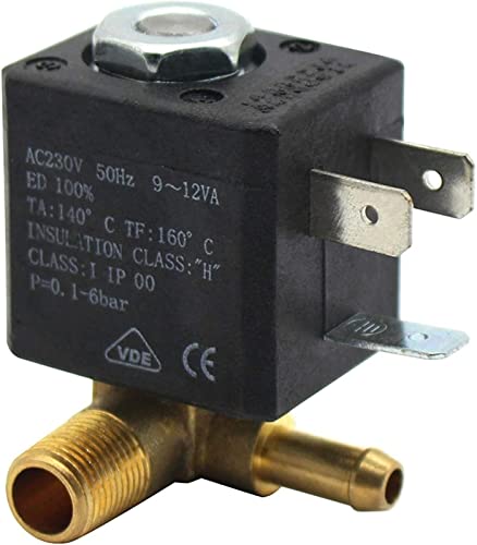 Électrovanne 2/2 Voies AC 230V laiton pour vapeur et eau