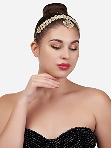 Tone Kundan & Bridal Matha Patti Maangtikka