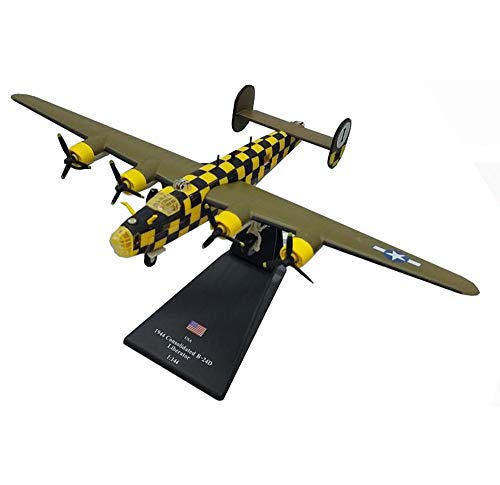 1//144 Scale Fighter Alloy, Military 1944 Consolidated B-24D Liberator Adult Collectibles and Gifts, 9.1Inch X5.5Inch