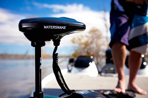 Watersnake - Shadow Bow Mount Foot Control Motor Trolling Motor (54-Pound Thrust, 54-Inch Shaft, 12-Volt) #TOP3