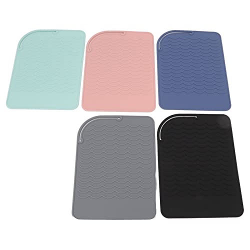 5 piezas funda de silicona resistente al calor para planchas y rizadores miniatura 2