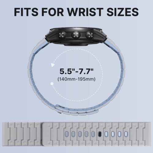 Image of Bandletic Magnetic 22mm Compatible with Garmin Instinct Watch Band