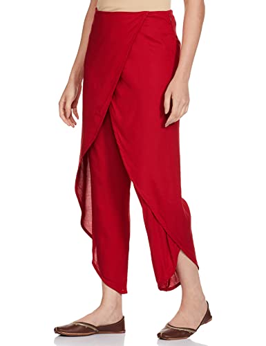 Image of Amazon Brand - Myx Women's Loose Rayon Wrap Style Pants (Available in Plus Sizes)
