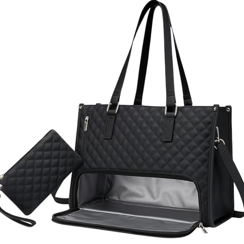 Image of Handcuffs Women's Lunch Tote Bag with Laptop Compartment 2-in-1 Insulated Lunch Tote & Work Handbag Fits 15.6 Inch Laptop Waterproof Office Tote for Work Travel & Picnic