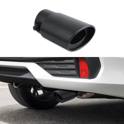 HEVLE Stainless Steel Car Exhaust Tip, Muffler Tip, 2.5