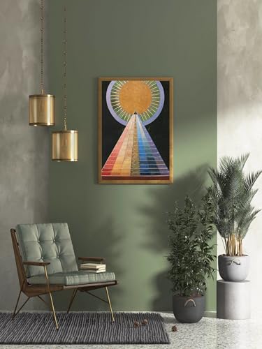 Impression d'art Hilma af Klint Affiche Abstrait Retable 30x40 cm - 3