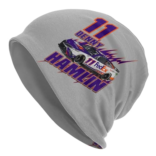 MTQDJ Denny Hamlin 11 Men's Printed Knit Hat Cap Beanie Hat Daily Skull Hats Beanie Caps