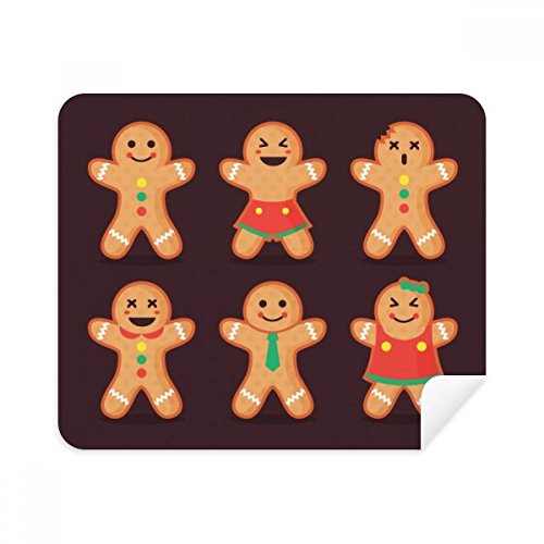 Pain d'épice Les Hommes de Noël chiffon écran et lunettes au bureau