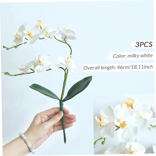 Fausse orchidée décorative haut de gamme fleurs artificielles type 3 - 4